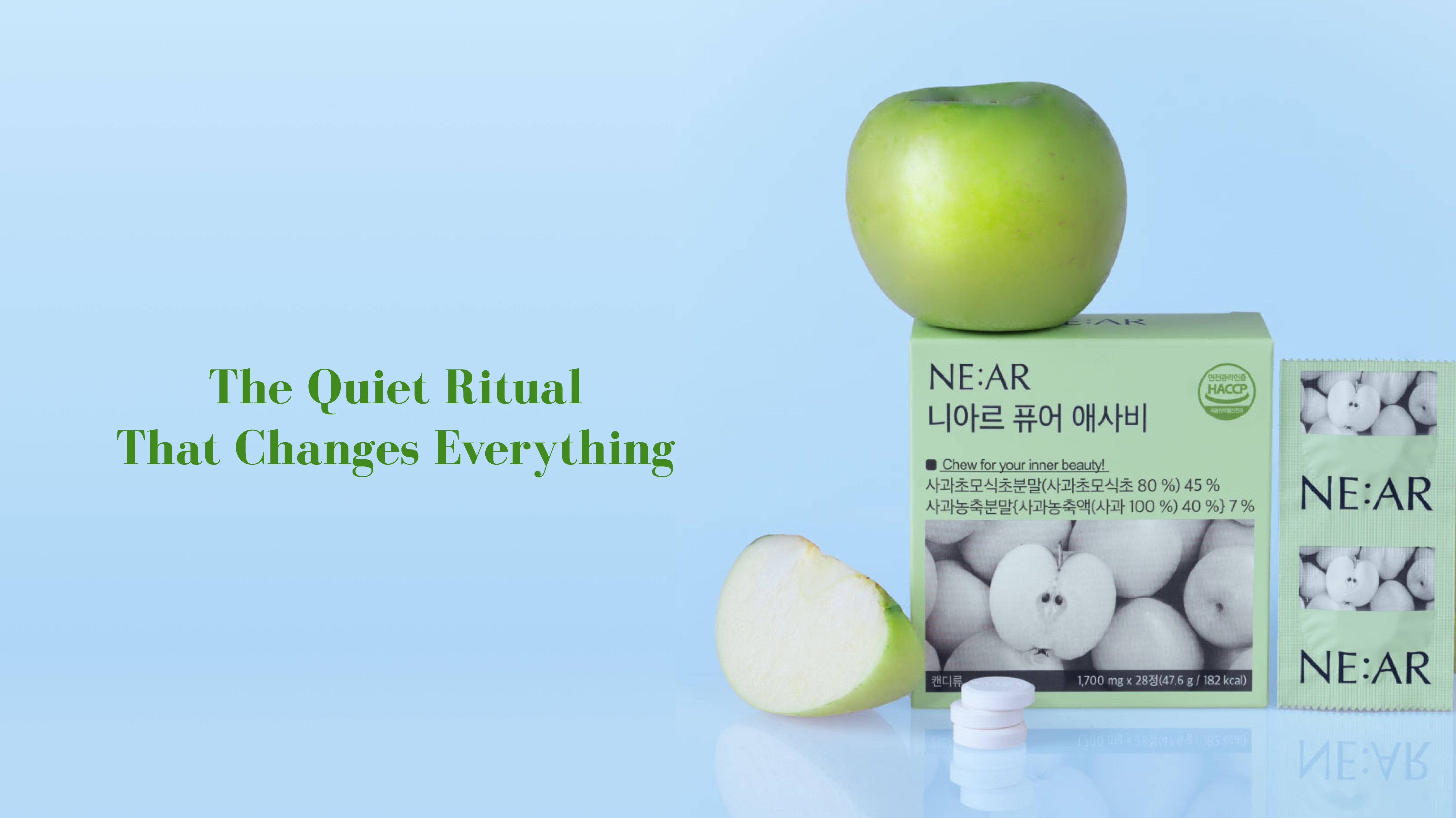 Korea's first chewable apple cider vinegar — reimagined for the way you actually live!