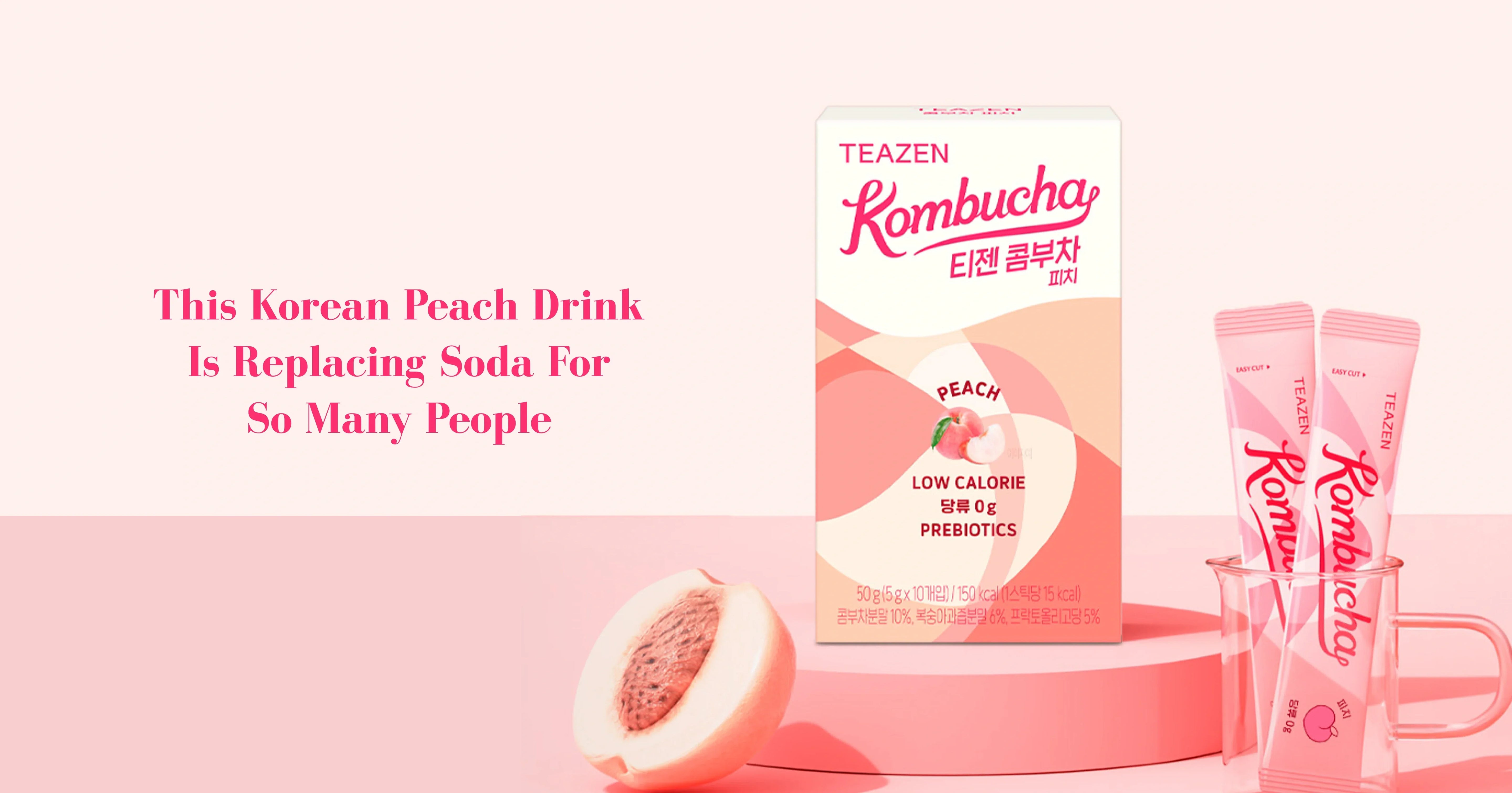 This Korean Peach Drink Is Replacing Soda for So Many People!