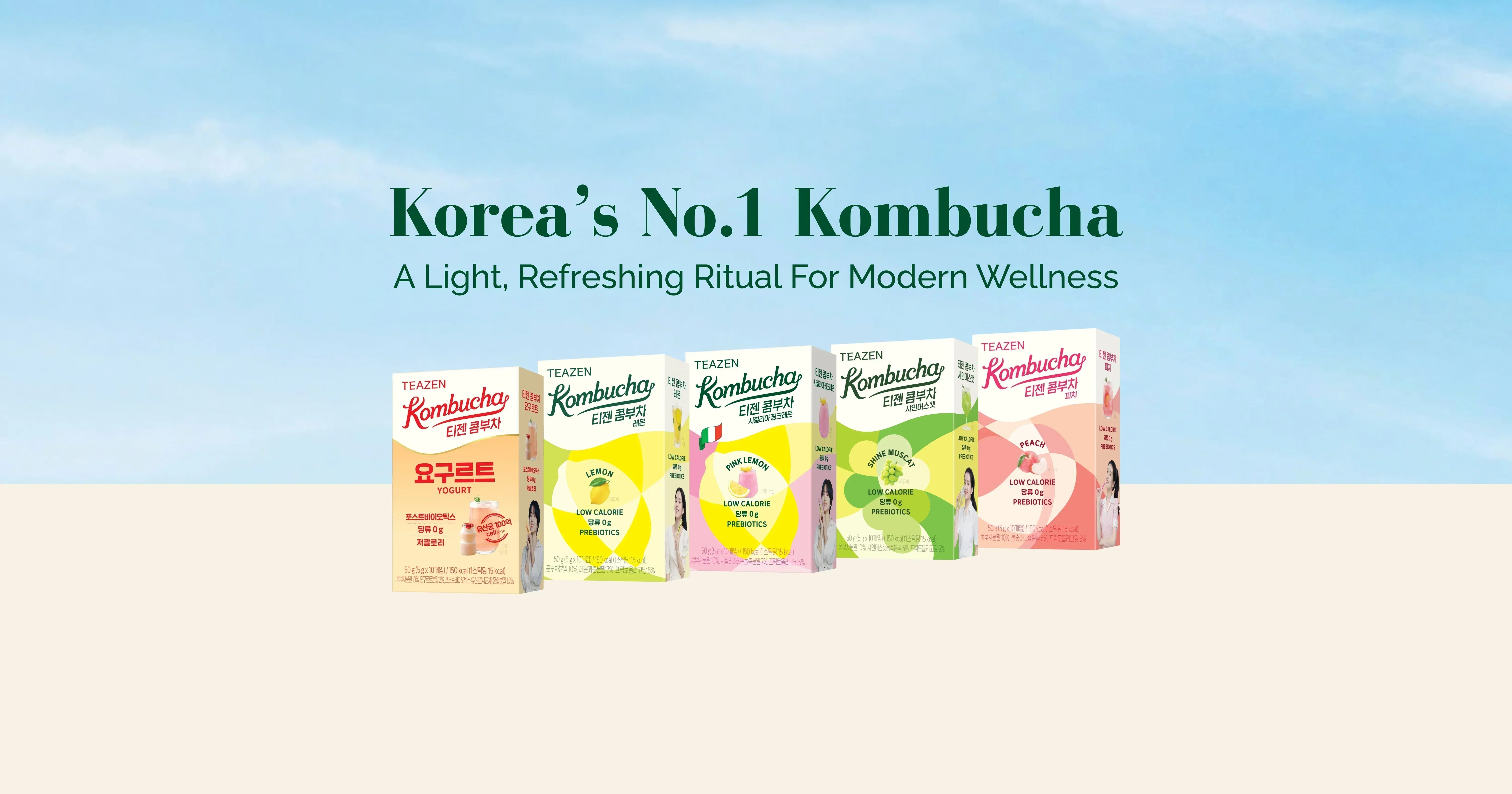 Teazen: Korea’s No.1 Kombucha — Refreshing Ritual for Modern Wellness